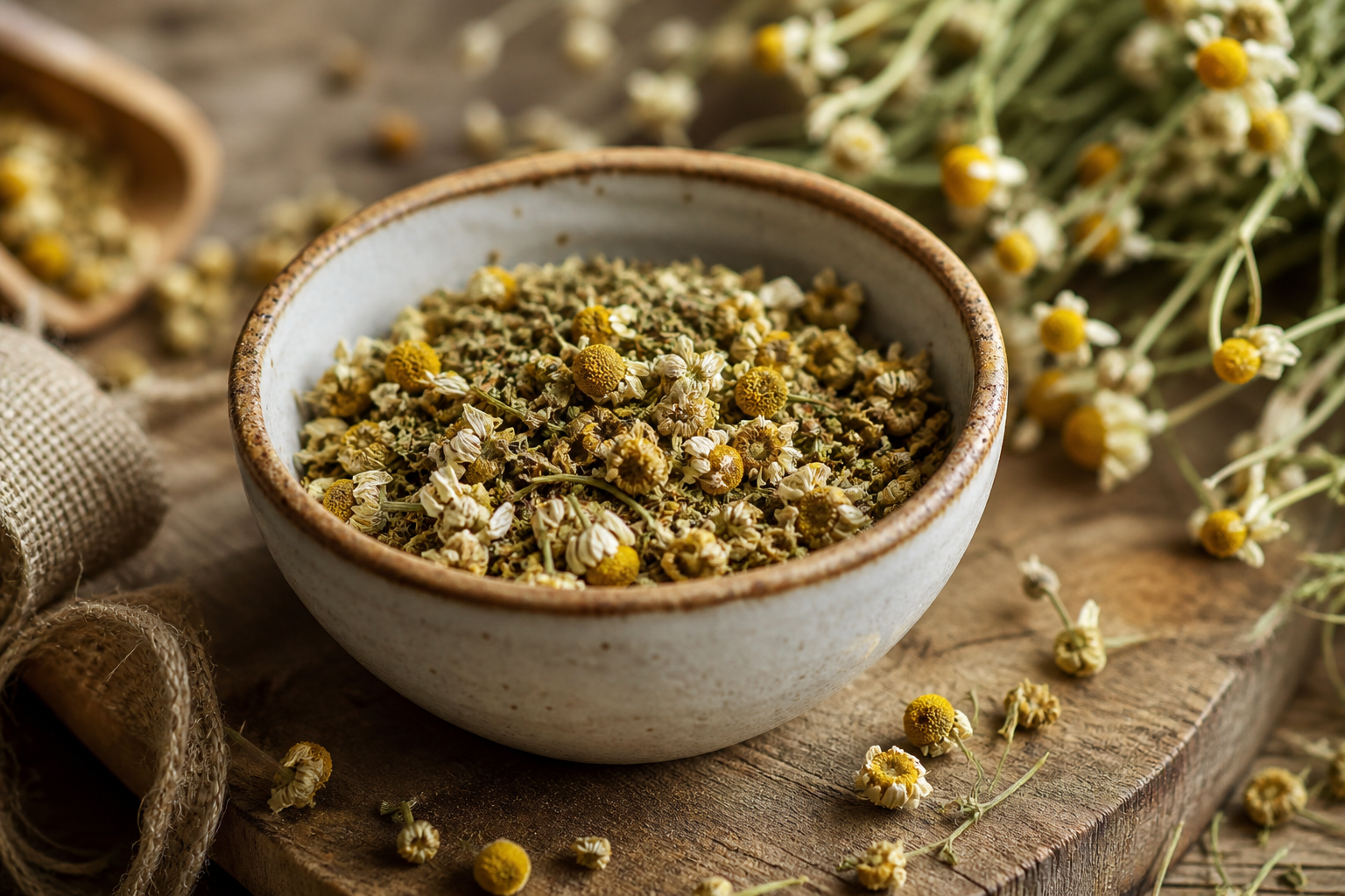 Chamomile herbal tea blend by Naturpurgeia